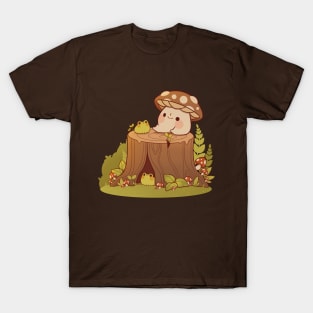 Mushroom and frogs meeting T-Shirt